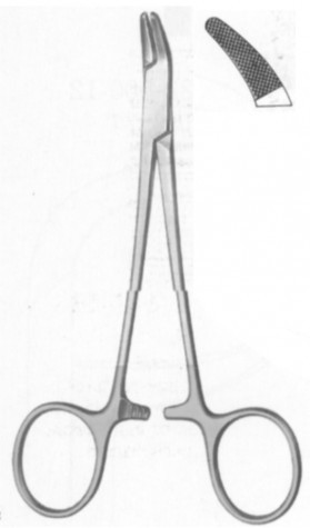 Wire Seizing Forceps Ang. 15 cm T/C
