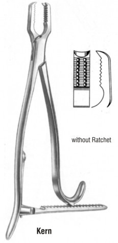 
Kern Bone Holding Forceps without Ratchet 17 cm
