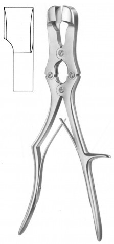 Sauer Bruch Bone Rongeur D/A Straight Cut (19mm) 30 cm
