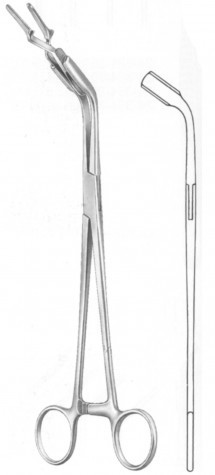 Applying Forcep for Bull Dog Clamp 23 cm
