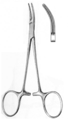 DeBakey-Mosquito Heamostatic Forceps Cur. 12.5 cm
