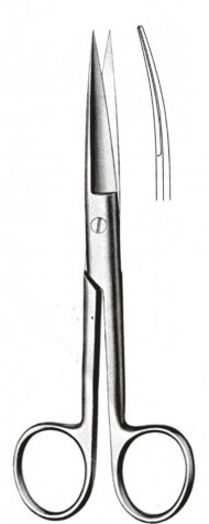 Operating Scissors Standard Cur. SH/SH 14.5 cm
