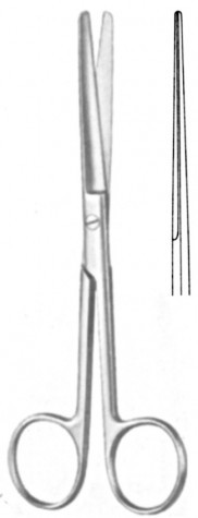 Grazil Operating Scissors Str. BL/BL 14.5 cm
