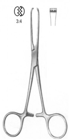 Jud-Allis Tissue Forceps (3x4th) 15 cm
