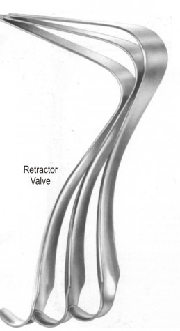 Kristeller Vaginal Retractor (Fig.3) 115x32mm

