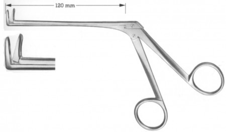 Weil-Blakesley Nasel Forceps 90° (Fig.3) (12 cm Shaft) 19 cm
