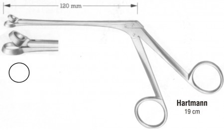 Hartmann Nasel Cutting Forceps (Fig.3) (12 cm Shaft) 19 cm
