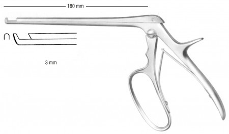 Ferris-Smith-Kerrison Punch 3mm Up Cut (40°) 18 cm Shaft
