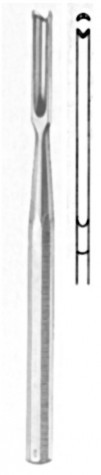 Ballenger Septum Gouge (8mm) 15 cm
