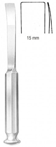 Tessier Osteotome Cur. (15mm) 20 cm

