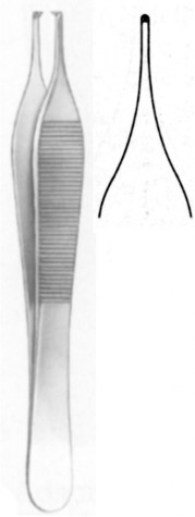 Adson Tissue Forceps (1x2th) 12 cm

