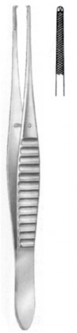 Gillies Tissue Forceps (1x2th) 15 cm 
