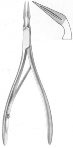 Ralk Splinter Forceps Ang. 14.5 cm
