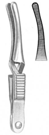 Johns-Hopkins Bulldog Clamp Cur. 6.5 cm
