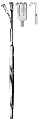 Tracheal Retractor 3 Prong Blunt (Flexible) 16 cm
