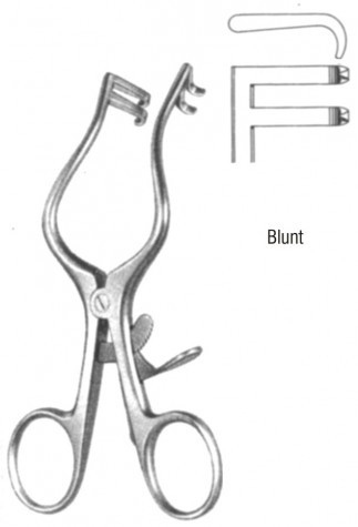 Plester Self Retaning Retractor Sharp (2x2 Prong) 13 cm
