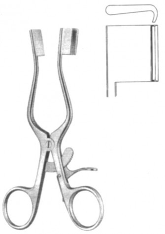 Weitlaner Baby Self Retaning Retractors with Solid Blades 13.5 cm
